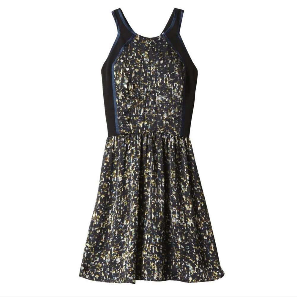 Rebecca Taylor Sequin Print Dress